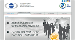 Desktop Screenshot of ic-management.com